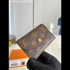 루이비통 로잘리 코인퍼스 카드지갑(내부 연한 핑크)